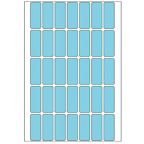 Office Pack Multi-purpose Labels 12 x 30mm Blue (2353)