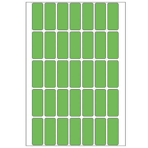 Office Pack Multi-purpose Labels 12 x 30mm Green (2355)
