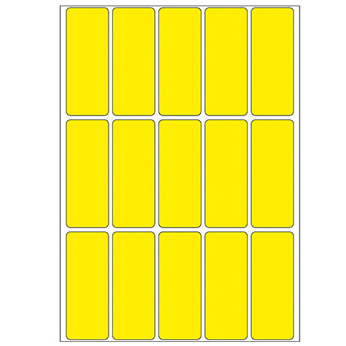Office Pack Multi-purpose Labels 20 x 50mm Yellow (2411)