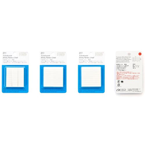 Translucent Sticky Notes Lined 15mm