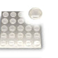 HOME Glass Top Protectors, Transparent Ø 12 mm (15006)