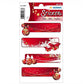 Stickers Gift Labels Red, Glittery (15063)