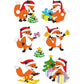 Stickers Christmas Foxes (15263)