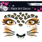 Face Art Sticker Leopard (15303)