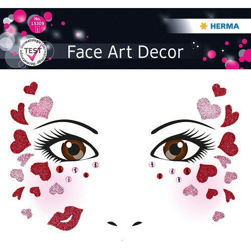 Face Art Sticker Love (15309)