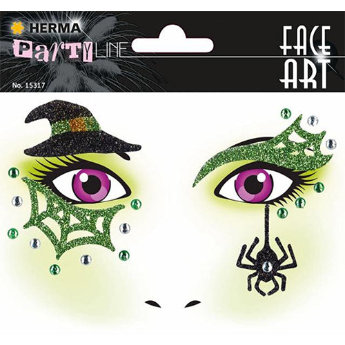 Face Art Stickers Witch (15317)