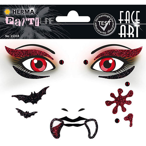 Face Art Stickers Vampire (15318)