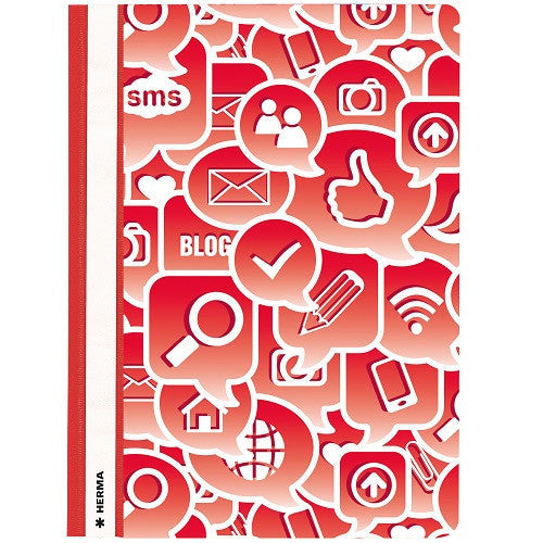 A4 Folder Social Icons