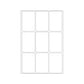 Office Pack Multi-purpose Labels 34 x 53mm White (2470)