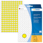Office Pack Multi-purpose Labels Round 8mm Yellow (2211)