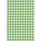Office Pack Multi-purpose Labels Round 8mm Green (2215)