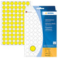 Office Pack Multi-purpose Labels Round 13mm Yellow (2231)