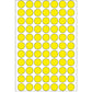 Office Pack Multi-purpose Labels Round 13mm Yellow (2231)