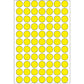 Office Pack Multi-purpose Labels Round 13mm Yellow (2231)