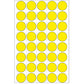 Office Pack Multi-purpose Labels Round 19mm Yellow (2251)