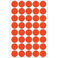 Office Pack Multi-purpose Labels Round 19mm Red (2252)