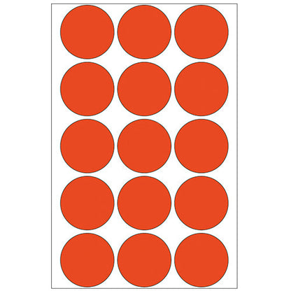 Office Pack Multi-purpose Labels Round 32mm Red (2272)