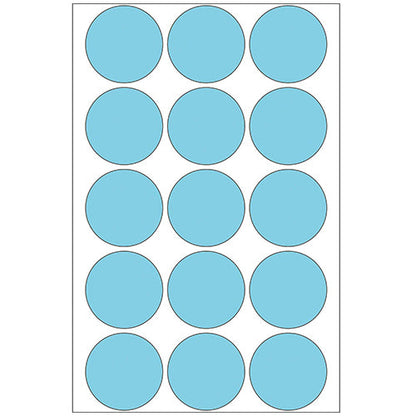 Office Pack Multi-purpose Labels Round 32mm Blue (2273)