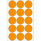 Office Pack Multi-purpose Labels Round 32mm Luminous Orange (2274)