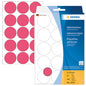 Office Pack Multi-purpose Labels Round 32mm Luminous Red (2276)