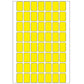 Office Pack Multi-purpose Labels 12 x 18mm Yellow (2341)