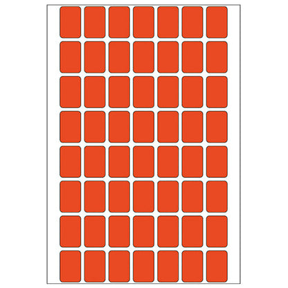 Office Pack Multi-purpose Labels 12 x 8mm Red (2342)