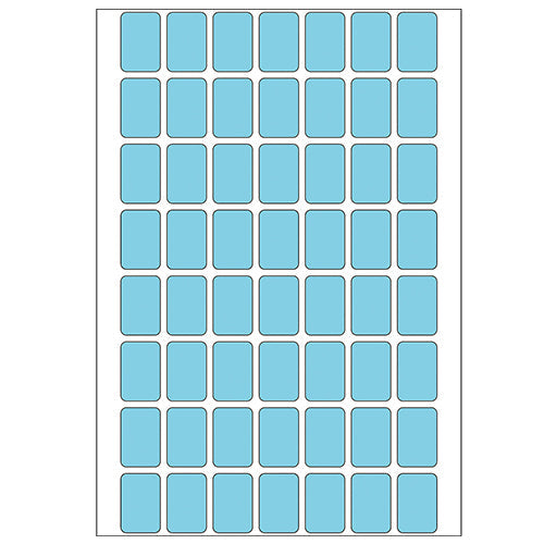Office Pack Multi-purpose Labels 12 x 8mm Blue (2343)