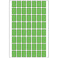 Office Pack Multi-purpose Labels 12 x 8mm Green (2345)