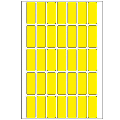 Office Pack Multi-purpose Labels 12 x 30mm Yellow (2351)