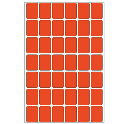 Office Pack Multi-purpose Labels 16 x 22mm Red (2382)