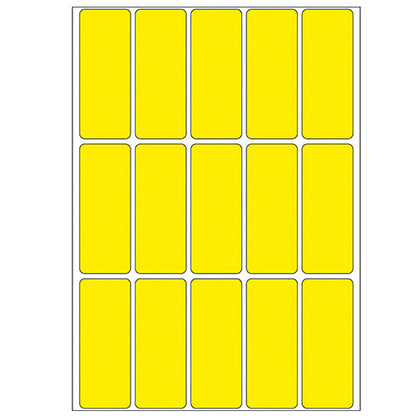 Office Pack Multi-purpose Labels 20 x 50mm Yellow (2411)