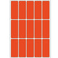 Office Pack Multi-purpose Labels 20 x 50mm Red (2412)