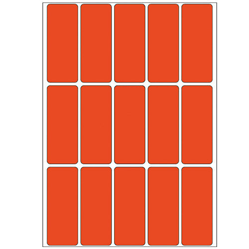 Office Pack Multi-purpose Labels 20 x 50mm Red (2412)