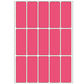 Office Pack Multi-purpose Labels 20 x 50mm Luminous Red (2416)