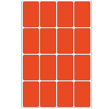 Office Pack Multi-purpose Labels 25 x 40mm Red (2452)