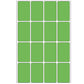 Office Pack Multi-purpose Labels 25 x 40mm Green (2455)