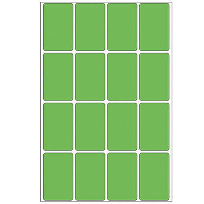 Office Pack Multi-purpose Labels 25 x 40mm Green (2455)