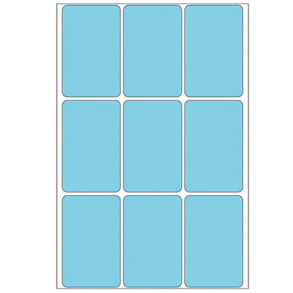 Office Pack Multi-purpose Labels 34 x 53mm Blue (2473)