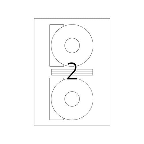 CD labels Round 116mm