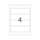 File Spine Label A4 192 x 59mm (4291)
