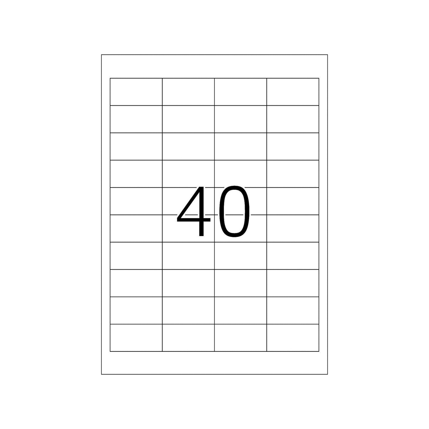Premium Label A4 48.5 x 25.4mm (4474)