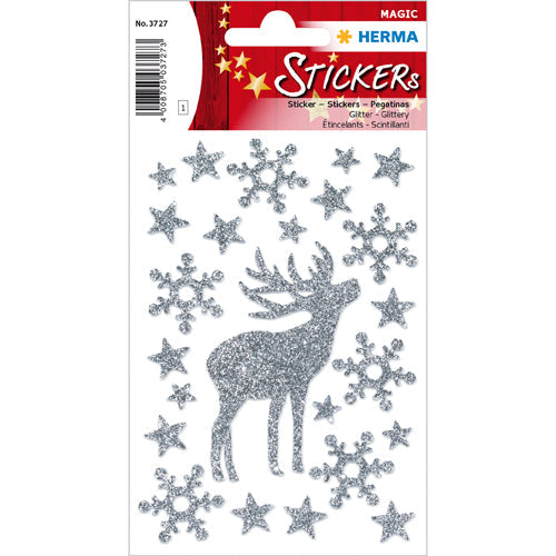 Stickers Deer, Glittery (3727)