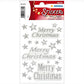 Stickers Merry Christmas, Glittery (3731)