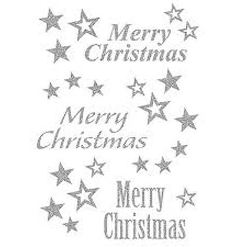 Stickers Merry Christmas, Glittery (3731)
