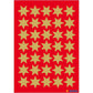 Stickers stars 6-pointed, Gold Ø 16 mm (3904)