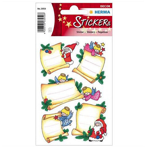 Stickers Christmas Letters, Glittery (3959)