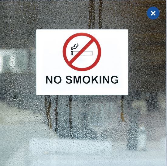 Information label 'no mobile' weatherproof (5784)