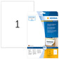 Removable Labels A4, 210 x 297 mm, White (10021)