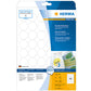 Removable Labels A4, Ø 30 mm, White, (4387)