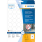 Weatherproof film labels A4, Ø 30 mm, white, extremely strong adhesion, removable (4571)